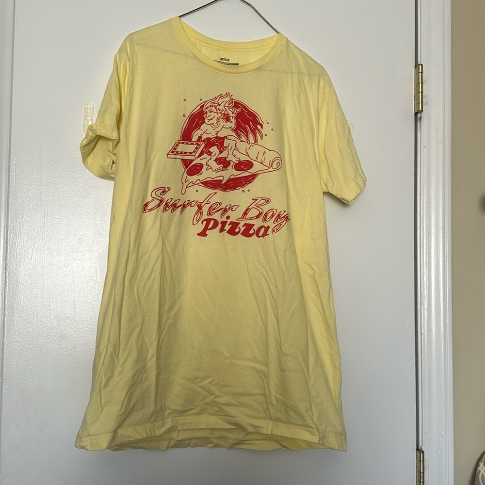 Official Stranger Things Surfer Boy Pizza t-shirt